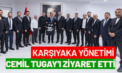 Karşıyaka yönetimi Cemil Tugay'ı ziyaret etti
