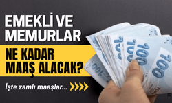 Emekli ve memurlar ne kadar maaş alacak?
