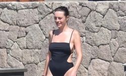 Melis Sezen Bodrum'da tatilde