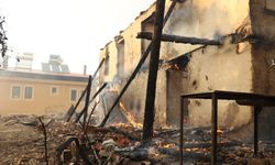 Muğla’da yangında bir ev tamamen kül oldu