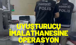 İzmir'de uyuşturucu imalathanesine operasyon