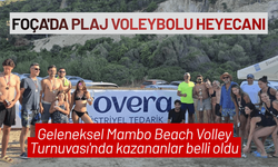 Foça Mambo Beach Volley Turnuvası'nda kazananlar belli oldu