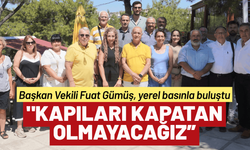 Başkan Vekili Fuat Gümüş, yerel basınla buluştu