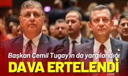 Başkan Cemil Tugay'ın da yargılandığı kurultay davası ertelendi