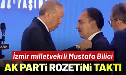 İzmir milletvekili Mustafa Bilici, AK Parti rozetini taktı