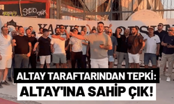 Altay taraftarından tepki:  İzmir uyuma, Altay'ına sahip çık!