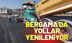 Bergama’da yollar yenileniyor