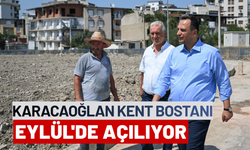 Karacaoğlan Kent Bostanı Eylül'de açılıyor