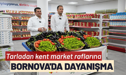 Bornova'da dayanışma: Tarladan kent market raflarına