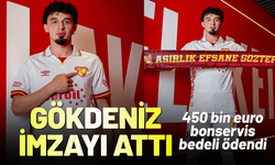 Göztepe'de Gökdeniz imzayı attı