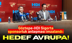 Göztepe-HDI Sigorta sponsorluk anlaşması imzalandı: Hedef Avrupa!
