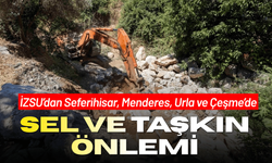İZSU’dan kıyı ilçelerinde sel ve taşkına önlem
