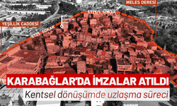 Karabağlar'da kentsel dönüşüm için ilk imzalar atıldı