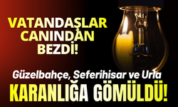Güzelbahçe, Seferihisar ilçeleri karanlığa gömüldü!