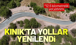 Kınık’ta 5 mahalleyi birbirine bağlayan yollar yenilendi