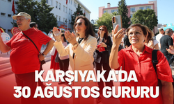 Karşıyaka'da 30 Ağustos gururu