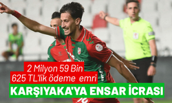 Karşıyaka'ya Manisa FK'dan Ensar icrası