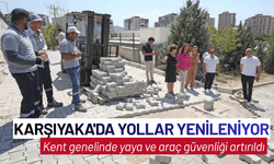 Karşıyaka'da yollar yenileniyor, kent güzelleşiyor