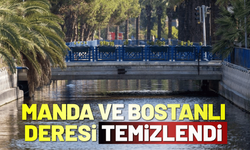 Manda ve Bostanlı Deresi temizlendi