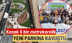Konak 6 bin metrekarelik yeni parkına kavuştu