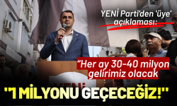 YENİ Parti'den 'üye' açıklaması: 1 milyonu geçeceğiz!