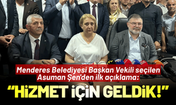 Menderes Başkan Vekili Asuman Şen'den ilk açıklama: Hizmet için geldik!