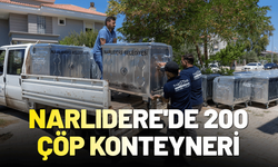 Narlıdere'de 200 yeni çöp konteyneri