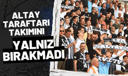 Altay taraftarı takımını yalnız bırakmadı