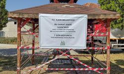 Belediyeden ders gibi uygulama! Kameriyeyi 7 gün süreyle kullanıma kapattı
