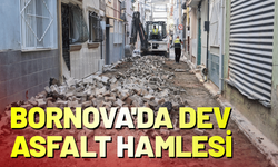Bornova'da dev asfalt hamlesi