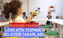 Bornovalı minikler Lego Atölyesi'nde geleceği tasarladı