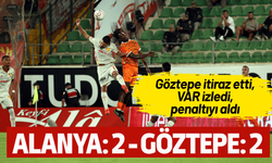 Alanyaspor: 2 - Göztepe: 2
