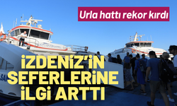 İZDENİZ’in yaz seferlerine ilgi arttı: Urla hattı rekor kırdı