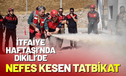 İtfaiye Haftası’nda Dikili’de nefes kesen tatbikat