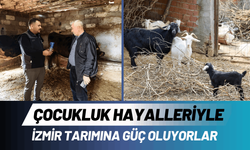 Çocukluk hayalleriyle İzmir tarımına güç oluyorlar