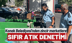 Konak Belediyesi'nden zincir marketlere sıfır atık denetimi