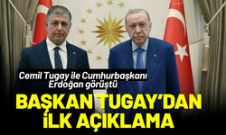 Cemil Tugay, Cumhurbaşkanı Erdoğan ile görüştü