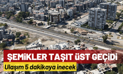 Şemikler Taşıt Üst Geçidi’nde çalışmalar hızlandı: Ulaşım 5 dakikaya inecek