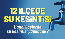 İzmir'de 12 ilçede su kesintisi: 10 Eylül Perşembe hangi ilçelerde su kesintisi yapılacak?