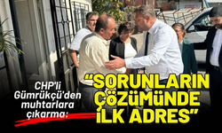 CHP'li Gümrükçü'den muhtarlara çıkarma: Sorunların çözümünde ilk adrese geldik