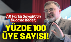 AK Partili Saygılı'dan Buca'da hedef; Yüzde 100 üye sayısı!