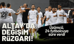 Altay'da değişim rüzgarı! Üzümcü, 24 futbolcuya süre verdi