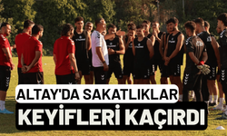 Altay'da sakatlıklar keyifleri kaçırdı
