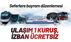 Toplu ulaşım seferlerine 29 Ekim düzenlemesi