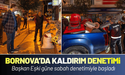 Bornova'da kaldırımlar özgürleşiyor