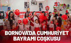 Bornova'da Cumhuriyet Bayramı coşkusu çocuklarla başladı