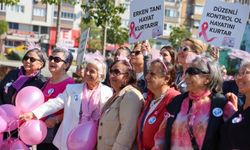 Buca'da meme kanseri için 'Pembe Yürüyüş'