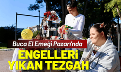 Buca El Emeği Pazarı'nda engelleri yıkan tezgâh