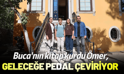 Buca'nın kitap kurdu Ömer, geleceğe pedal çeviriyor