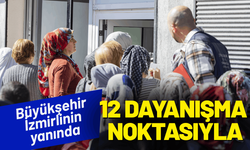 Büyükşehir, 12 Dayanışma Noktasıyla İzmirlinin yanında